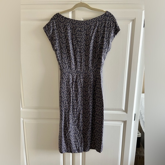 BODEN Silk Blend Polka Dot Dress - Picture 3 of 8